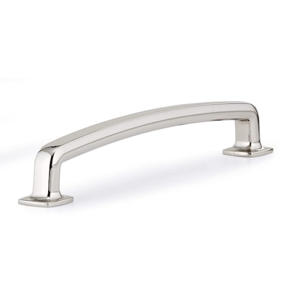 Richelieu 6-5/16 in. (160 mm) Center-to-Center Polished Nickel Transitional Drawer Pull BP863160180 - main