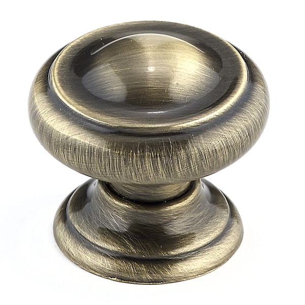 Richelieu 1 3/16 in (30 mm) Antique English Traditional Metal Cabinet Knob BP8632AE - main