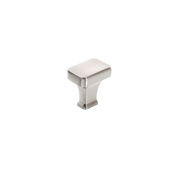 Richelieu 1 3/16-inch (30 mm) x 25/32-inch (20 mm) Brushed Nickel Transitional Cabinet Knob BP865030195 - main
