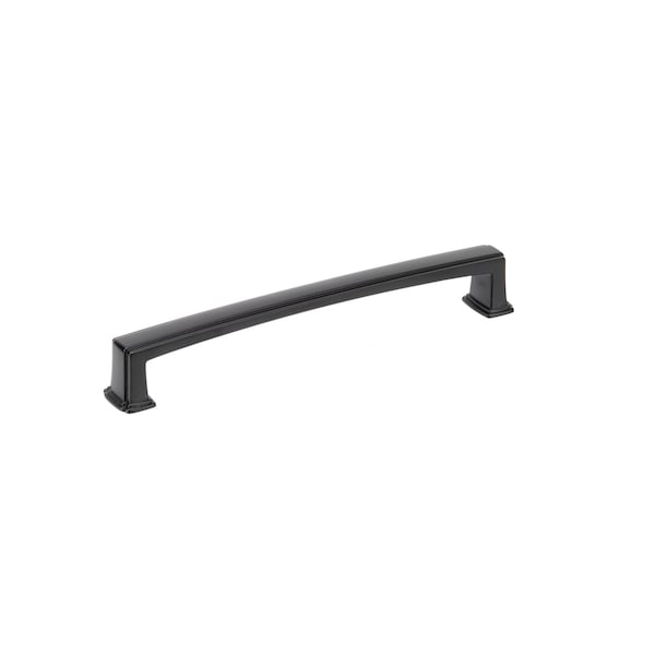Richelieu 7 9/16-inch (192 mm) Center to Center Matte Black Transitional Cabinet Pull BP8675192900 - main