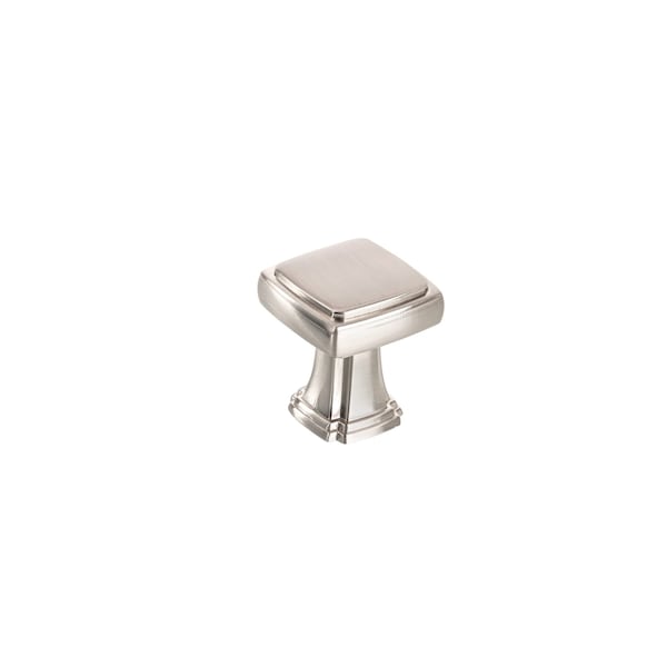 Richelieu 1 1/8-inch (28 mm) x 1 1/8-inch (28 mm) Brushed Nickel Transitional Cabinet Knob BP867528195 - main