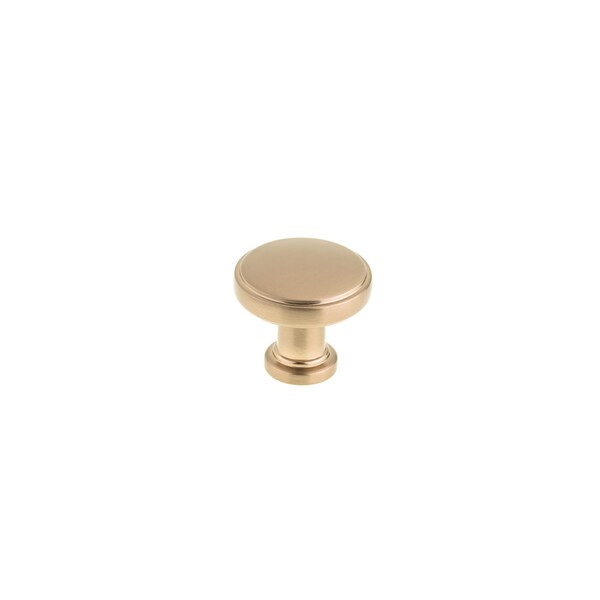 Richelieu 1 11/32 in (34 mm) Champagne Bronze Contemporary Cabinet Knob BP872634CHBRZ - main