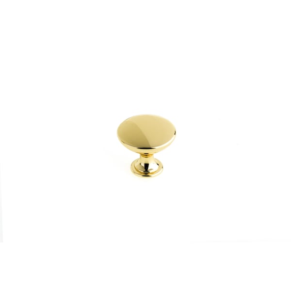 Richelieu 31/32 in (25 mm) Satin Gold Contemporary Cabinet Knob BP904125160 - main