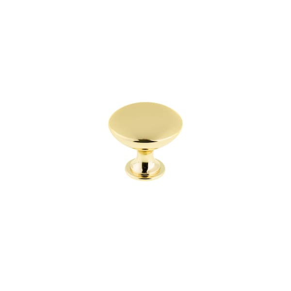 Richelieu 1 9/16 in (40 mm) Satin Gold Contemporary Cabinet Knob BP904140160 - main