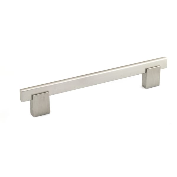 Richelieu 6-5/16 in. (160 mm) Center-to-Center Brushed Nickel Contemporary Drawer Pull BP905160195 - main