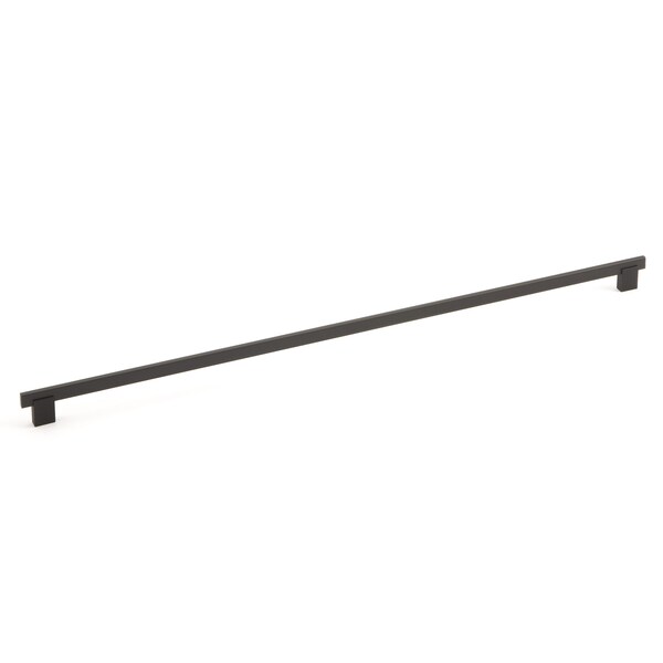 Richelieu 25-3/16 in. (640 mm) Center-to-Center Matte Black Contemporary Drawer Pull BP905640900 - main