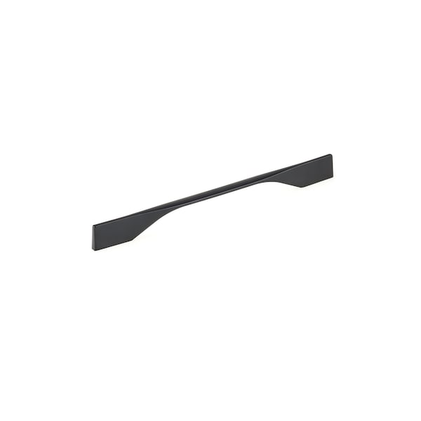 Richelieu 8 13/16 in to 10 1/8 in (224 mm to 256 mm) Matte Black Contemporary Drawer Pull BP9253256900 - main