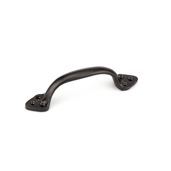 Richelieu 6 13/32 in (163 mm) Center-to-Center Matte Black Traditional Forged Iron Cabinet Pull Sheffield BP9465150900 - main