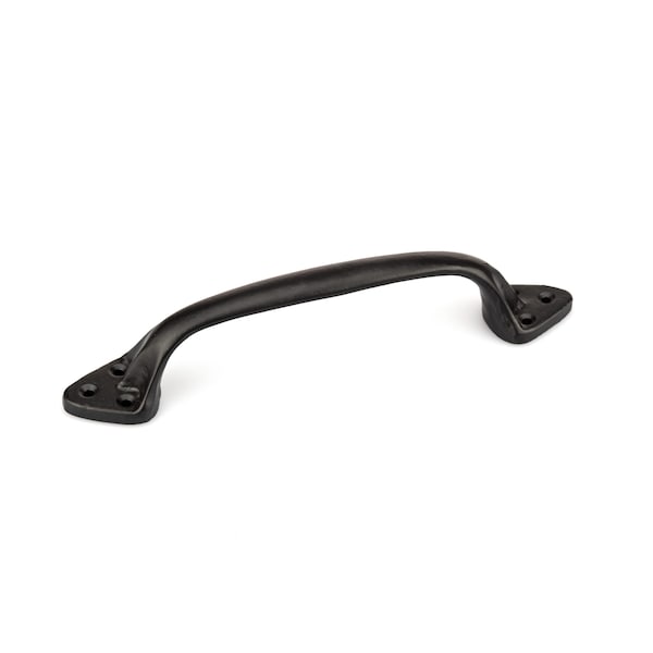 Richelieu 8 1/16 in (205 mm) Center-to-Center Matte Black Traditional Forged Iron Cabinet Pull Sheffield BP9465205900 - main