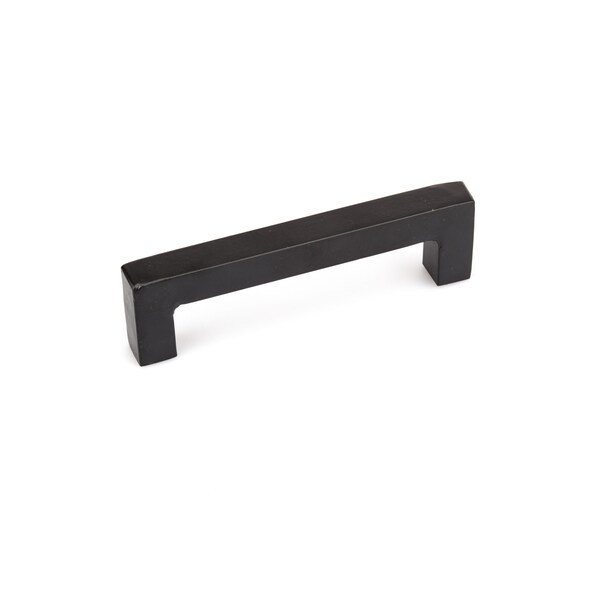 Richelieu 5-1/16 in. (128 mm) Center-to-Center Matte Black Forged Iron Traditional Barn Door Pull BP9466128900 - main
