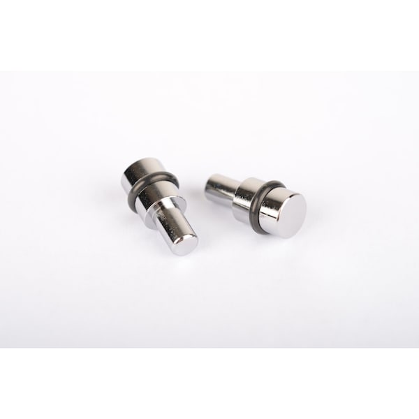 Richelieu 316 in 5 mm Glass Shelf Pin Chrome, Black CP58405140 - main