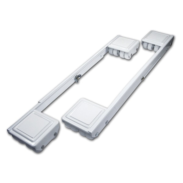 Richelieu Appliance Casters, Fixed, with Plate, White F27652 - main