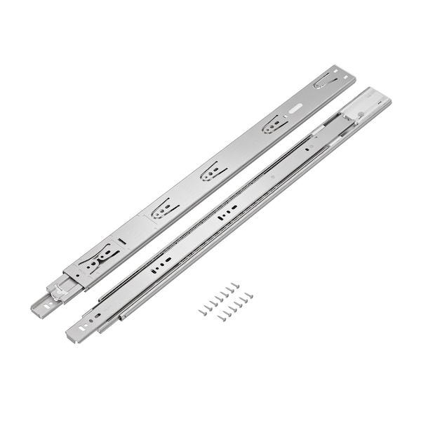 Richelieu 22-in 550 mm Full Extension Ball Bearing Slides, Soft Close, Frameless Cabinet, 77 lb, Pair TU304SC170550 - main