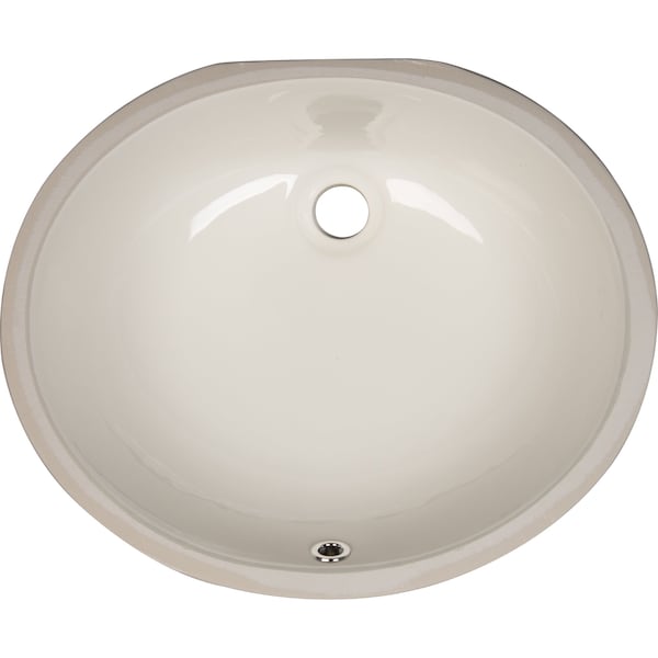 Msi Undermount Porcelain Ceramic Bathroom Sink Bisque Oval ZOR-PNL-0129 ...