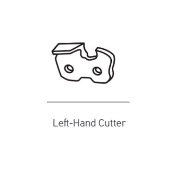 11bc Chain Oregon Harvester Saw Chain, Replacement Cutters, Left-Hand, 3/4 in ...