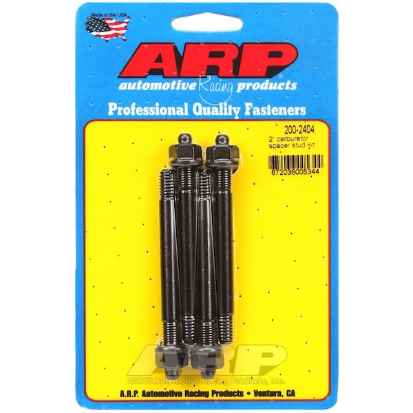 Arp 2IN CARBURETOR SPACER STUD KIT 3.700IN OAL 200-2404 | Zoro