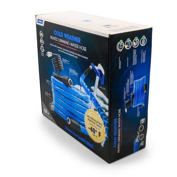 Camco HEATED DRINKING WATER HOSE -40, 50FT, 5/8IN ID (E/F) CETLUS
