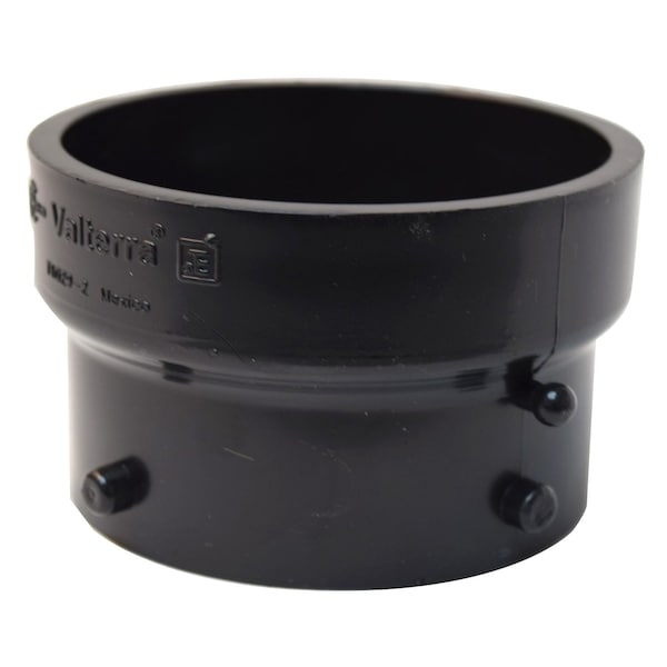 Valterra T1029-2 Black Termination Adapter – 3" Slip Hub, Round, For RV Waste Systems