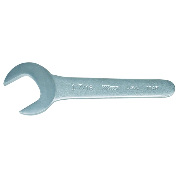 TEKTON 10-Piece Service Wrench Set – 1-11/16 To 2-1/4 Inch, Short Handle, 15° Head, Drive Square, 4140 Steel, USA Made (WSE90102)