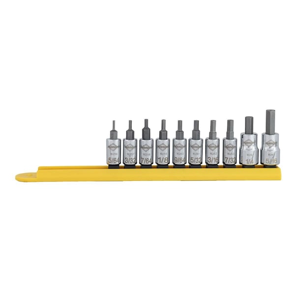 Mayhew SAE HEX SOCKET BIT 10PC SET MY16017 | Zoro