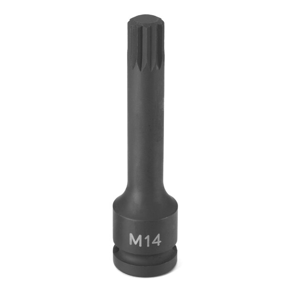 Grey Pneumatic 2908M 1/2 Inch Drive X 8mm Hex Driver Socket