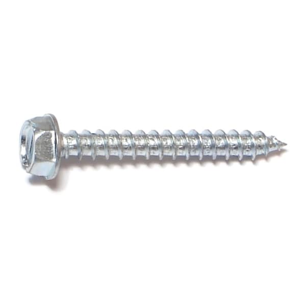 Midwest Fastener Sheet Metal Screw, #10 x 1-1/2 in, Zinc Plated Steel ...