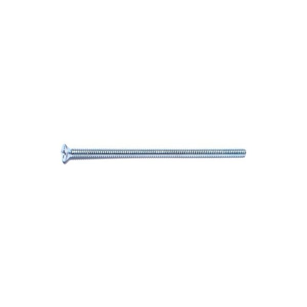 Midwest Fastener #6-32 x 3 in Phillips Flat Machine Screw, Zinc Plated ...