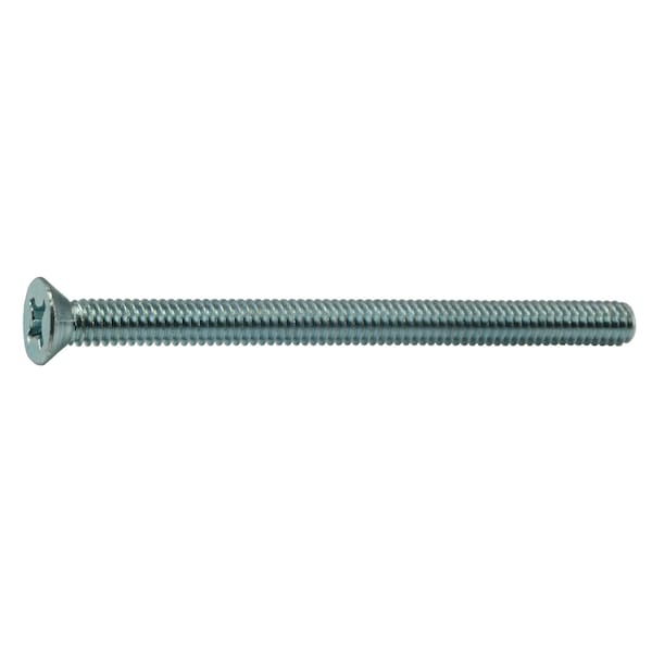 1/4-20 X 3-1/2” Flat Head Machine Screws, Phillips Drive, Stainless Steel (18-8), Pack Of 25-539989