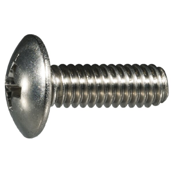 thumbnail interactive-video image 1 of 100pk #10 X 1/2 Phillips Truss Head Machine Screws, 18-8 Stainless Steel 1 of 4
