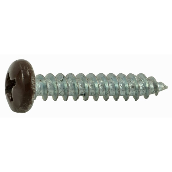 Midwest Fastener Sheet Metal Screw, #10 x 1 in, Painted Steel Pan Head ...
