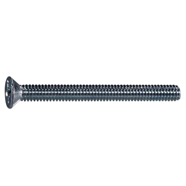 Midwest Fastener #8-32 x 1-3/4 in Phillips Flat Machine Screw, Zinc ...