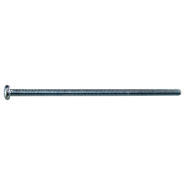 Midwest Fastener #8-32 x 4 in Phillips Pan Machine Screw, Zinc Plated ...