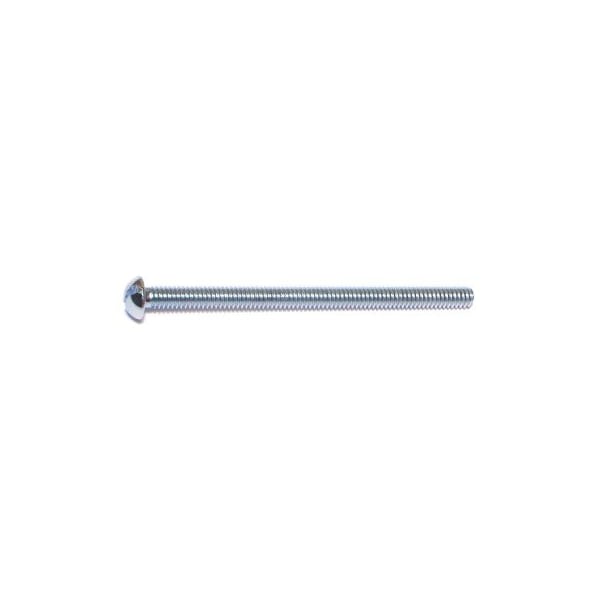 Midwest Fastener #8-32 x 2-1/2 in Slotted Round Machine Screw, Zinc ...