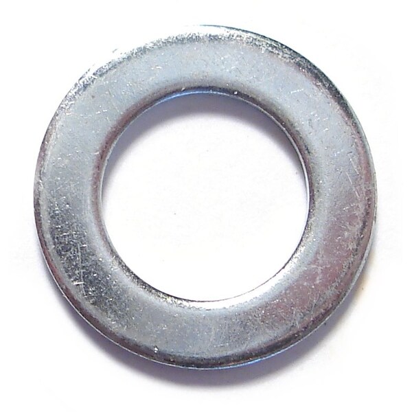 Midwest Fastener Flat Washer, Fits Bolt Size M10 , Steel Zinc Plated  Finish, 15 PK 78546