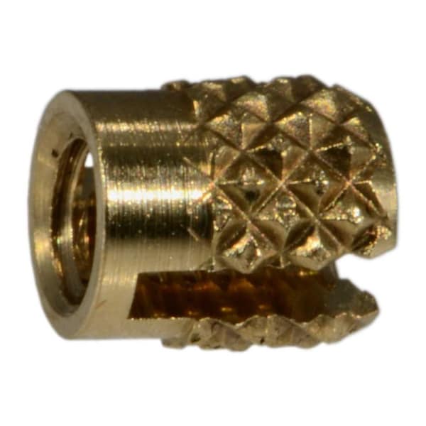 Press Insert Device Midwest Fastener Press Insert, #2-56 Int Thrd Sz, Brass, 12 PK 930441 ...
