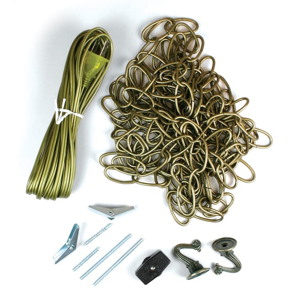 Jandorf 15' Chain Swag Kit with 20' Cord, Antique Bronze C60261 | Zoro