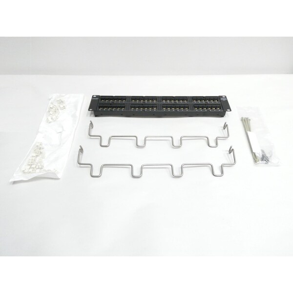 Commscope 48 PORT CAT6 PATCH PANEL ETHERNET AND COMMUNICATION MODULE ...