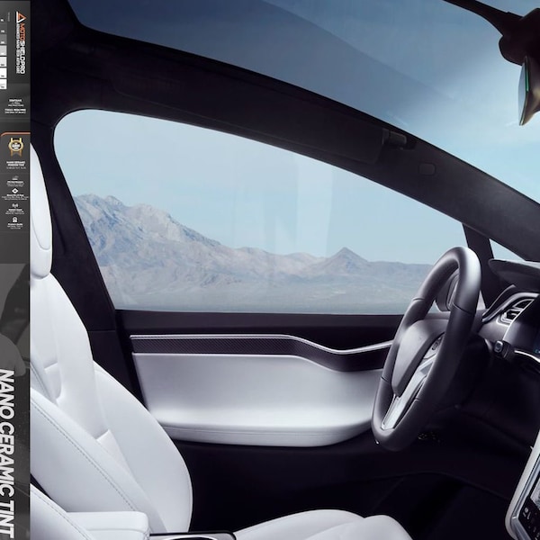 Heat Rejection Ceramic Nano Window Tint Self Adhesive Car Film - Car
