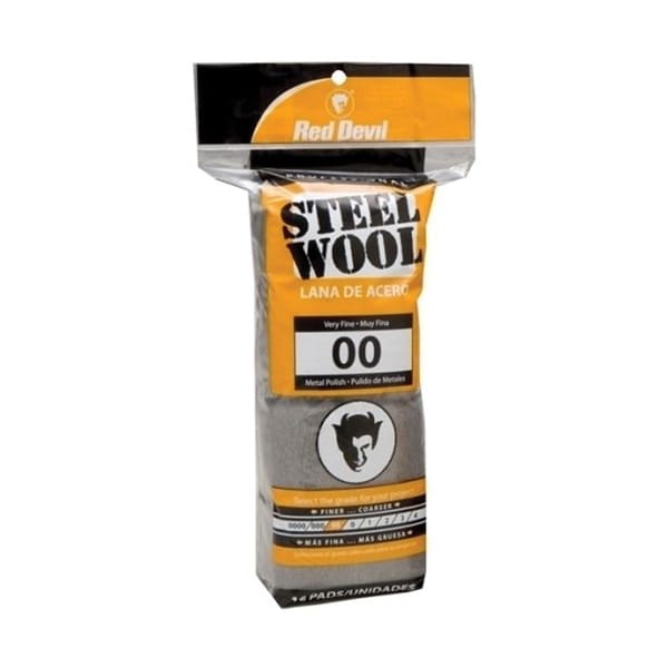Red Devil #00 GRADE STEEL WOOL, PK/16, 16PK 312 | Zoro