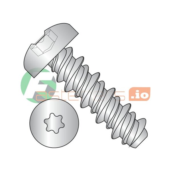 Newport Fasteners Thread Cutting Screw, #6 x 1/2 in, Stainless Steel ...