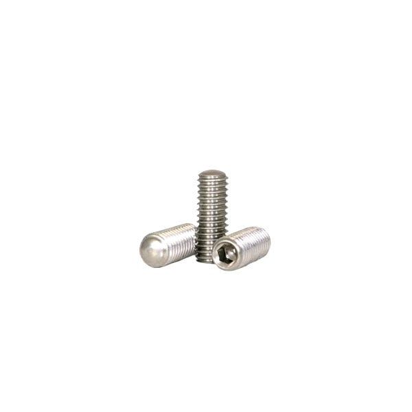Newport Fasteners Socket Set Screw, Oval Point, 6-32 x 3/16