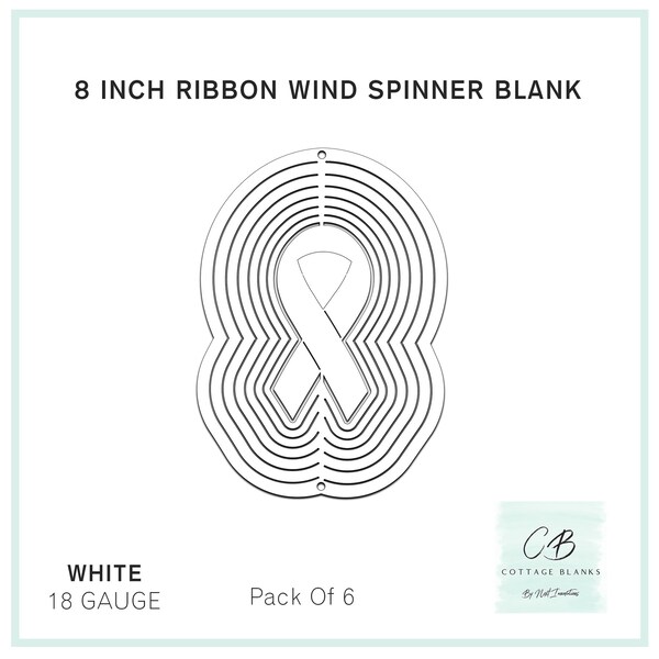 Next Innovations 8 Ribbon Wind Spinner Sublimation Blank, 6PK 261407005