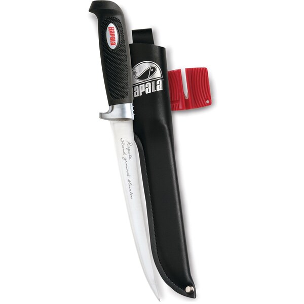 Rapala Rapala BP706SH1 Soft Grip Fillet Knife With Sharpener - 6 BP706SH1
