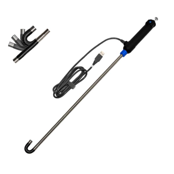 Vividia Ablescope Rigid One-Way Articulation Borescope for iPhone iPad ...