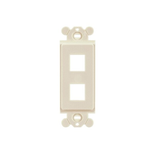Panduit 2 Position Rectangular Module Fra (10 Pack), 10PK NK2RMFIG | Zoro