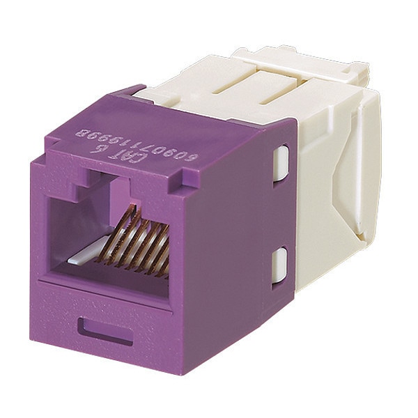 Panduit Module, Cat6, Utp, 8p8w, Universal, Vl, Tg CJ688TGVL | Zoro