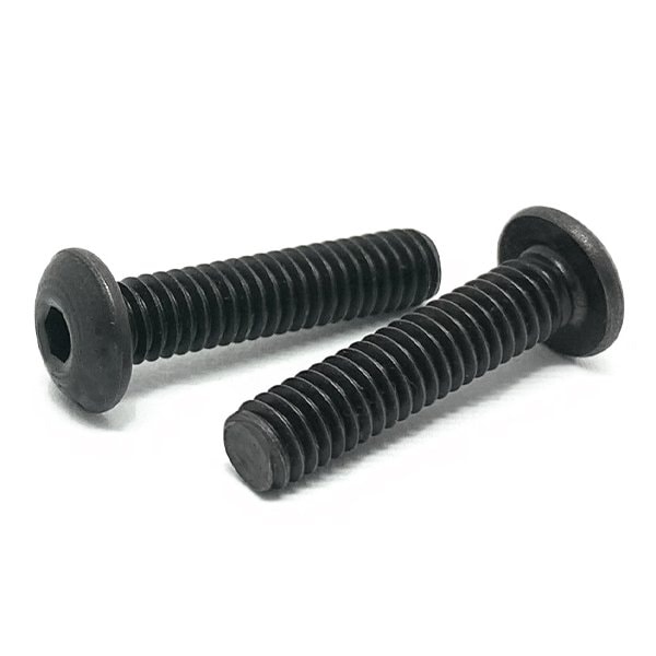 Select #2-56 Socket Head Cap Screw, Button, Black Oxide Alloy Steel, 1/2 in Length, 100 PK U07150.008.0050