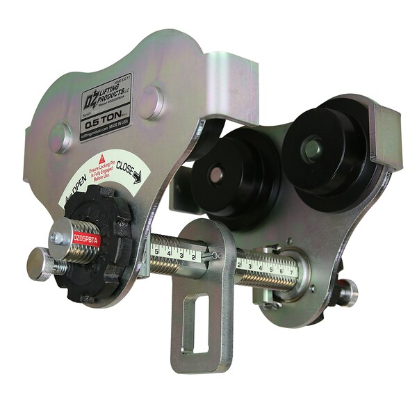 OZ Lifting OZ05PBT Push Beam Trolley 1/2 Ton Cap. OZ Lifting OZ05PBT Push Beam Trolley 1/2 Ton Cap.