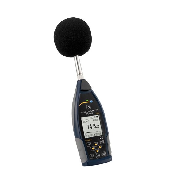 Pce Instruments Class 1 Sound Level Data Logger, With GPS PCE-432 | Zoro