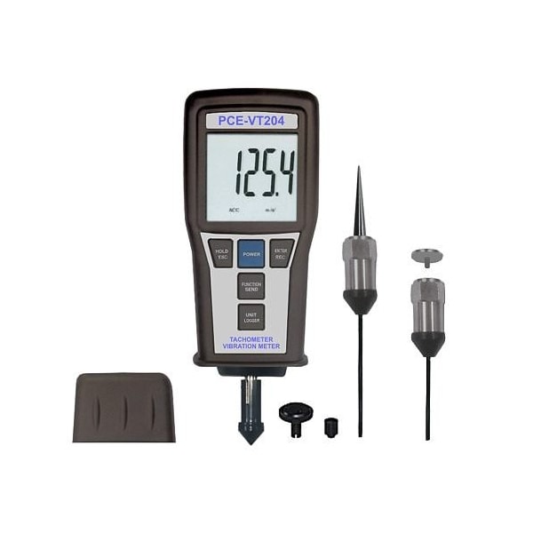 Pce Instruments Condition Monitoring Vibration Meter, 0.5 to 199.9 m ...